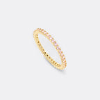October Birthstone Eternity Stacking Ring