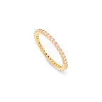 October Birthstone Eternity Stacking Ring