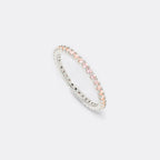 October Birthstone Eternity Stacking Ring