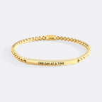 One Day At A Time Beaded Inspire Bracelet