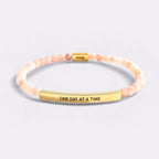One Day At A Time Beaded Inspire Bracelet