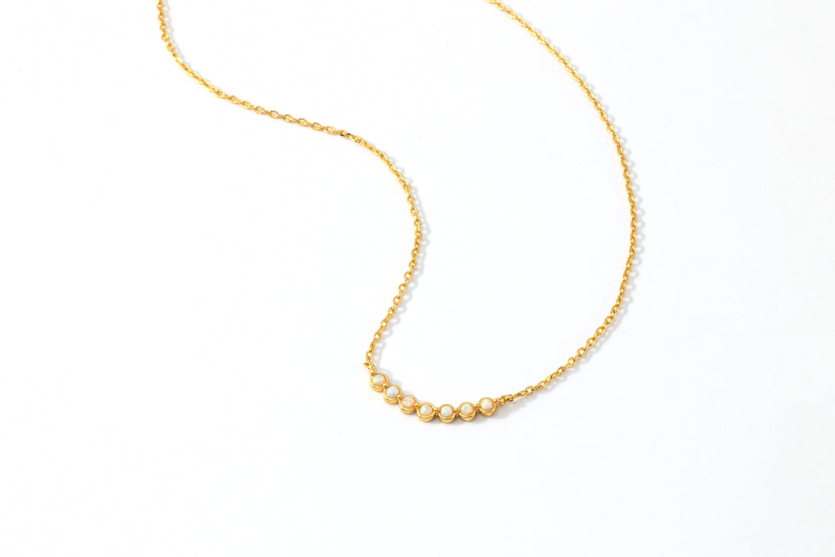 Opal Arc Necklace