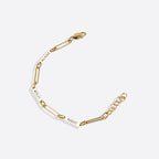 Personalized Paperclip Name Bracelet