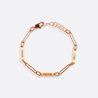 Personalized Paperclip Name Bracelet