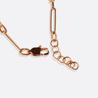 Personalized Paperclip Name Bracelet