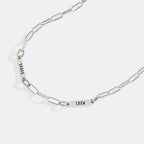 Paperclip Necklace With Personalized Names