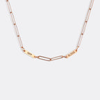 Paperclip Necklace With Personalized Names