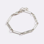 Personalized Paperclip Name Bracelet