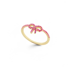 Pave Bow Ring