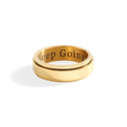 Personalized Classic Block Fidget Ring