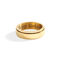 Personalized Classic Block Fidget Ring