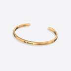 Personalized Thin Cuff Bracelet