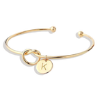Personalized Tie the Knot Bracelet • Bridesmaid Gift Bracelet