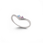 Personalized Venus Birthstone Ring