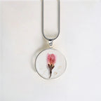 Pressed Birth Flower Necklace