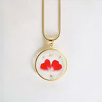 Pressed Birth Flower Necklace