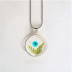Pressed Birth Flower Necklace