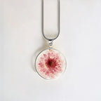 Pressed Birth Flower Necklace