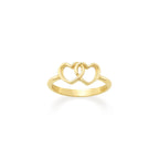 Two Hearts Together Ring