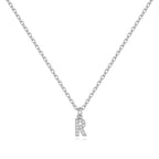 Pavé Uppercase Initial Necklace