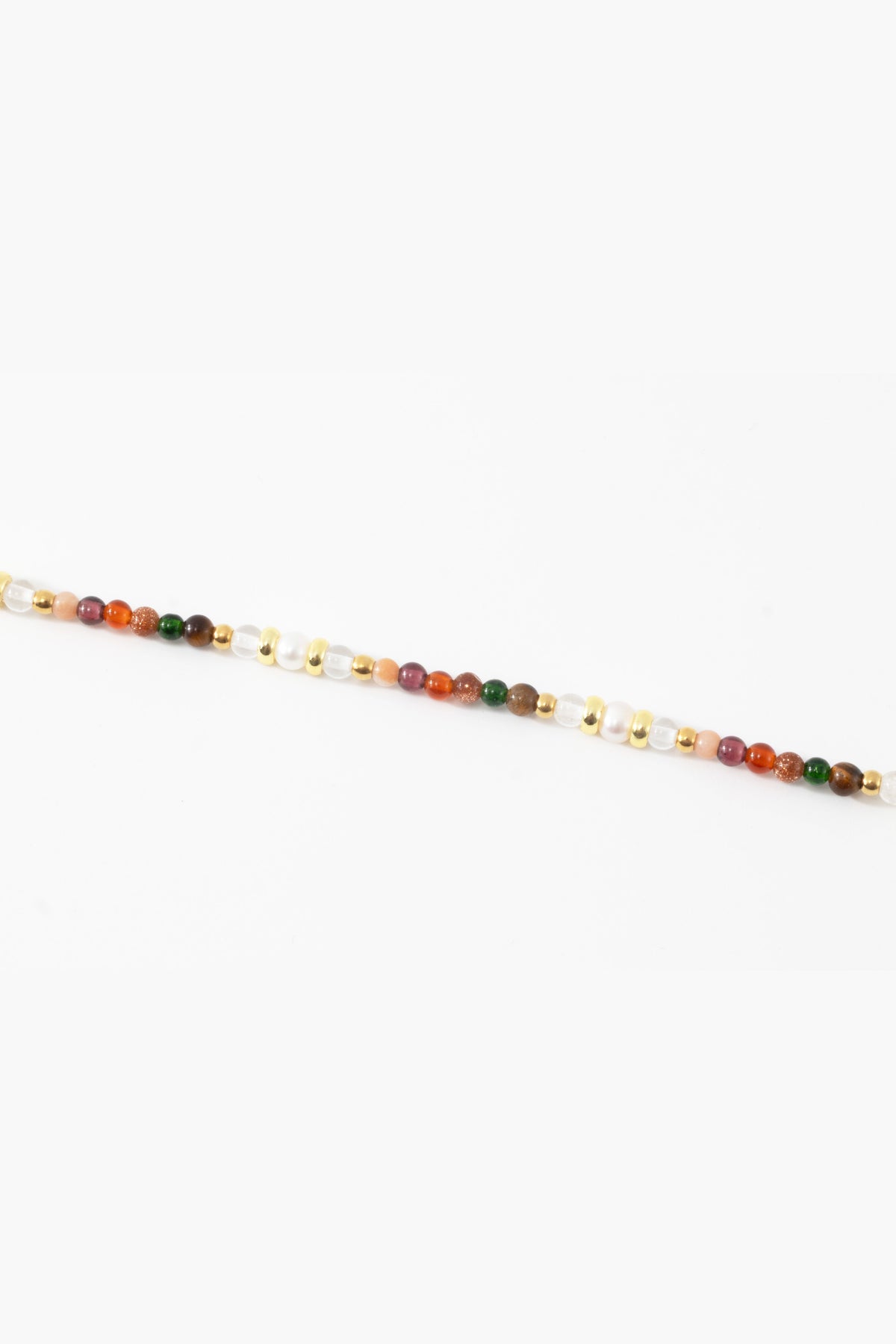 Rainbow Tourmaline Minimalist Bracelet
