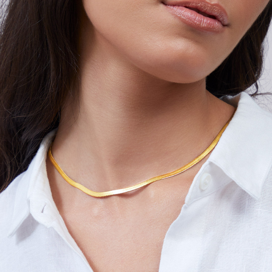 Herringbone + Rope Chain Set
