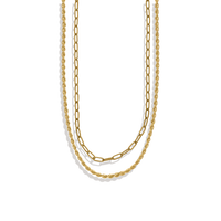 Rope + Paperclip Chain Set