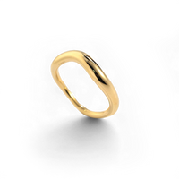 Sculptural Wavelength Ring