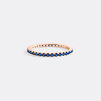 September Birthstone Eternity Stacking Ring