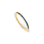 September Birthstone Eternity Stacking Ring