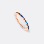 September Birthstone Eternity Stacking Ring