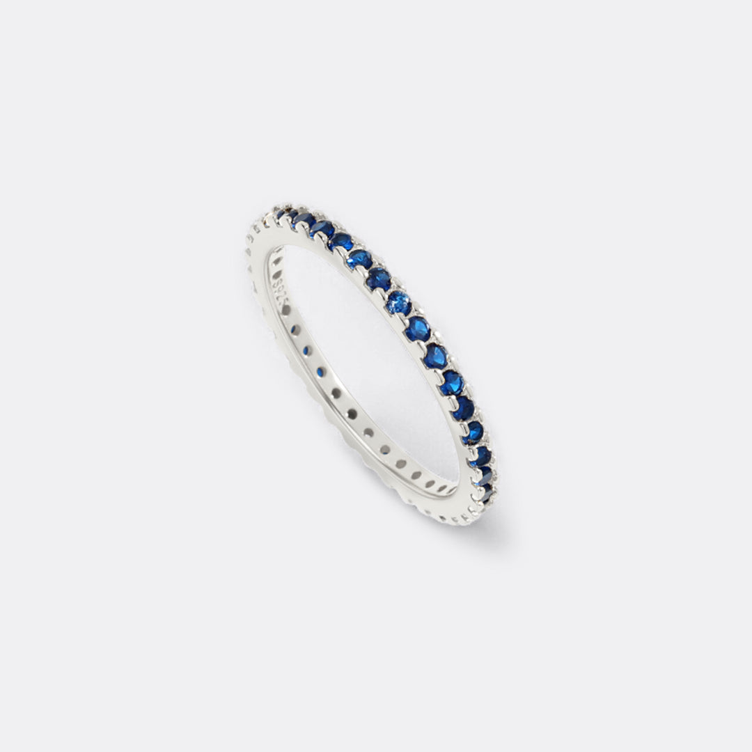 September Birthstone Eternity Stacking Ring