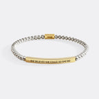 She Believed She Could, So She Did Beaded Inspire Bracelet