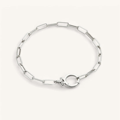 Mint Paperclip Bracelet