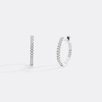Small Dainty Pave Earring