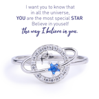 To My Special Star Planet & Stars Ring