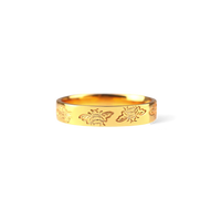 Stamped Honey Bee Band
