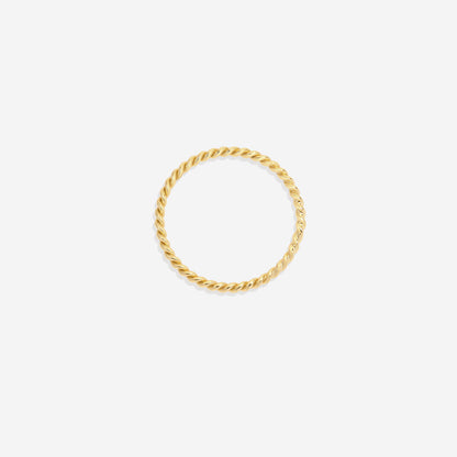 Dainty Braided Stacking Ring