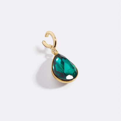 Teardrop Birthstone Charm