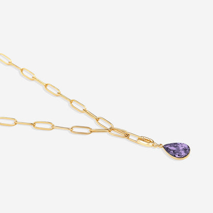 Teardrop Birthstone Charm