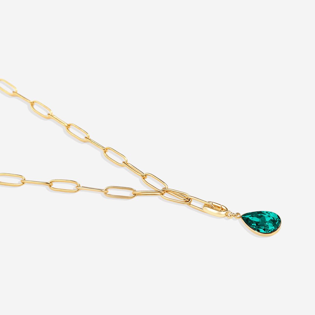 Teardrop Birthstone Charm
