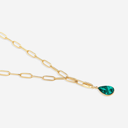 Teardrop Birthstone Charm