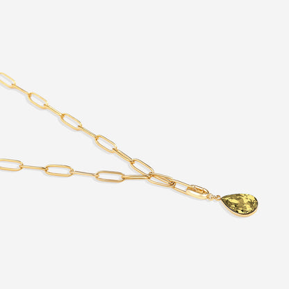 Teardrop Birthstone Charm