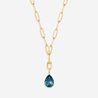 Teardrop Birthstone Charm
