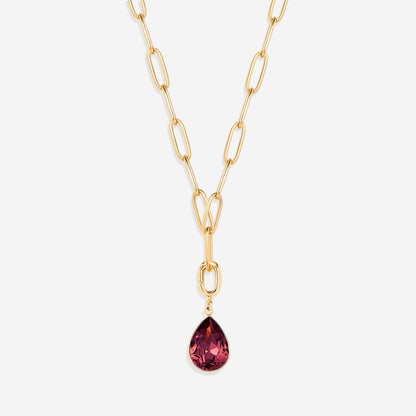Teardrop Birthstone Charm