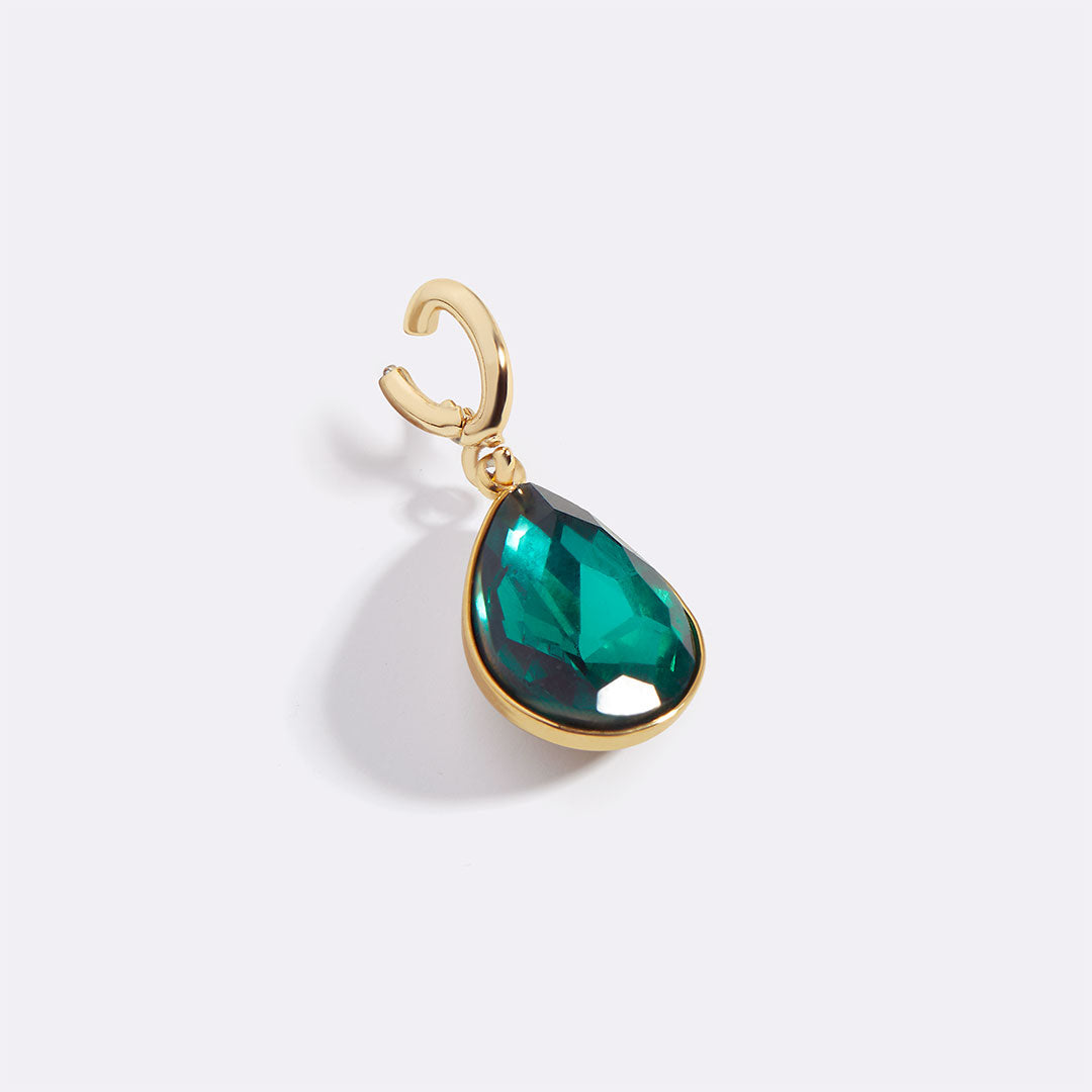 Teardrop Birthstone Charm