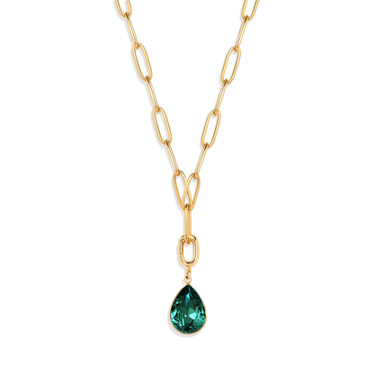 Teardrop Birthstone Charm