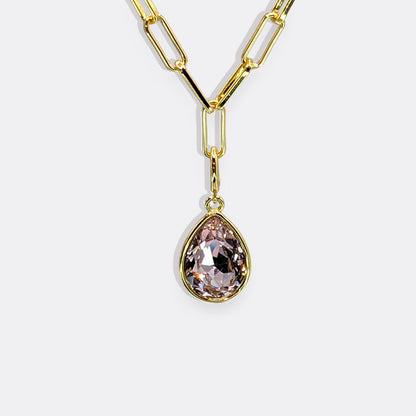 Teardrop Birthstone Charm