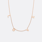 The LOVE Letter Necklace