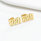Tiny Angel Number Earrings